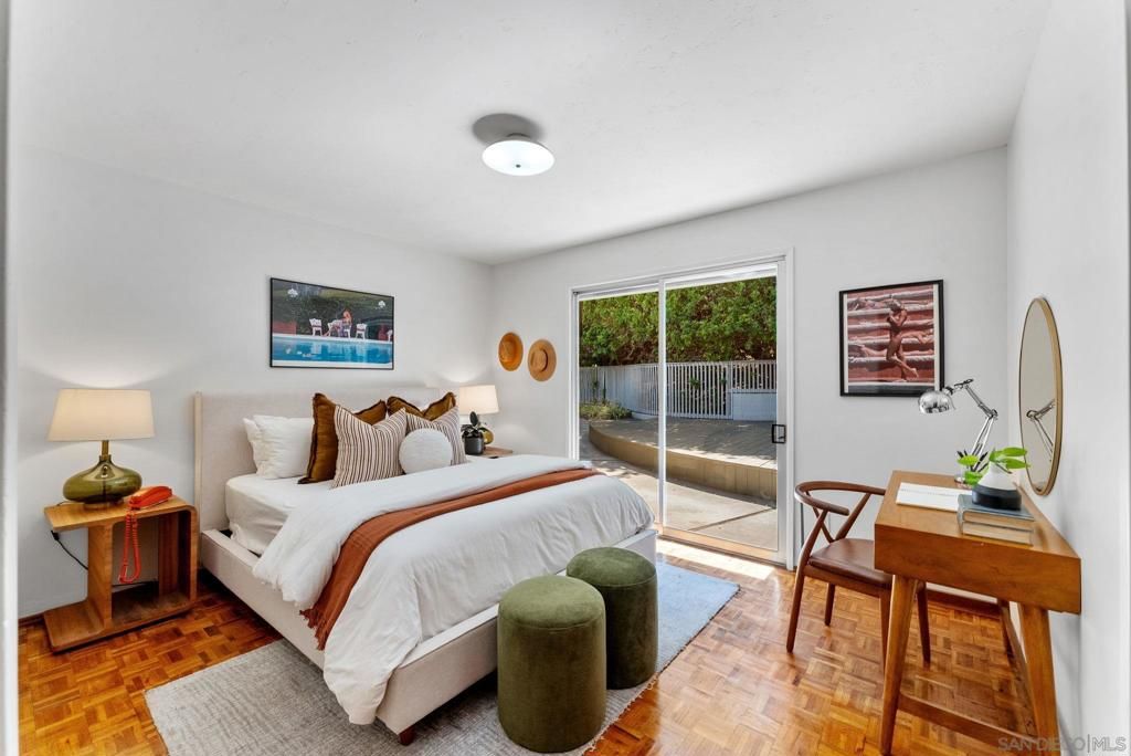 Bedroom, Interior, Wood Texture Flooring
