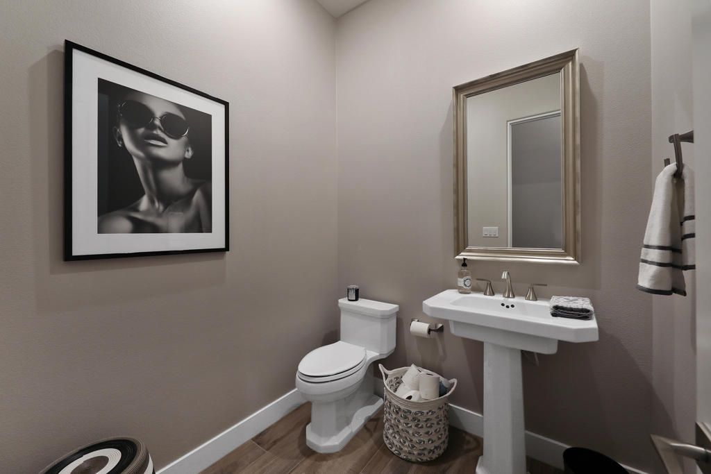 Bathroom, Interior, Wood Texture Flooring