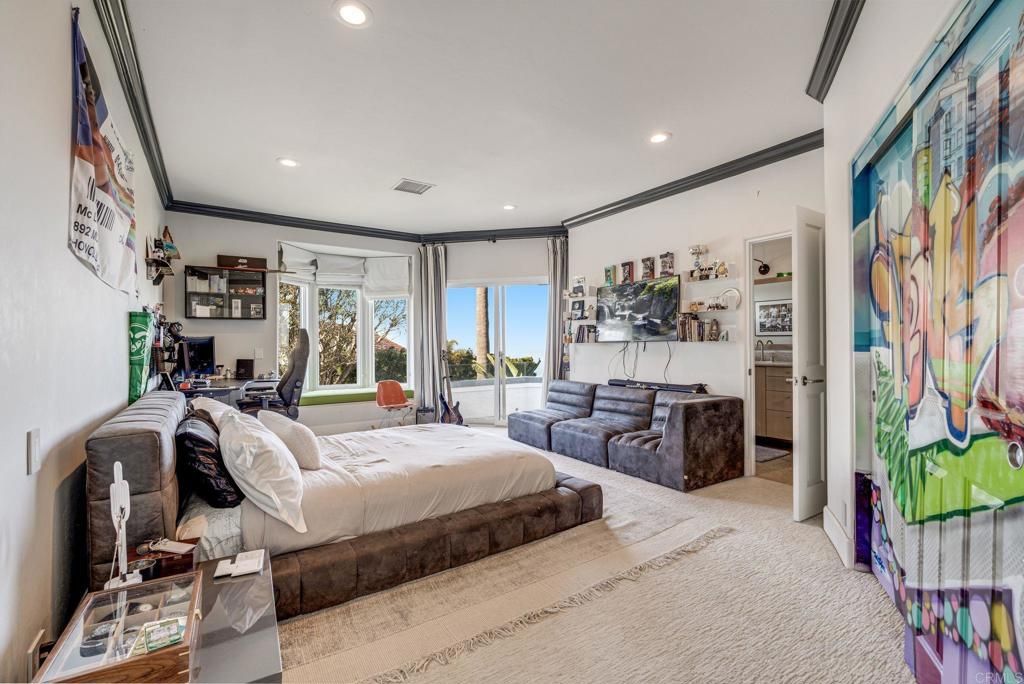 Bedroom, Home Office, Interior, Recessed Lighting