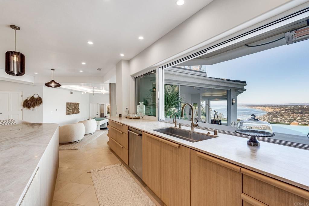 Interior, Kitchen, Pendant Lights, Recessed Lighting, Water