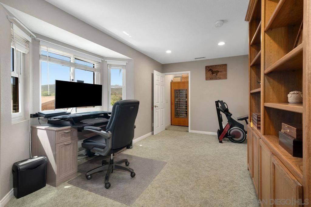Fitness Equipment, Home Office, Interior, Recessed Lighting
