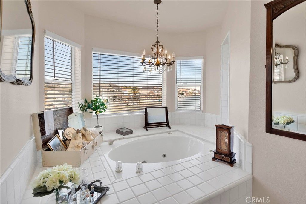 Bathroom, Chandelier, Interior