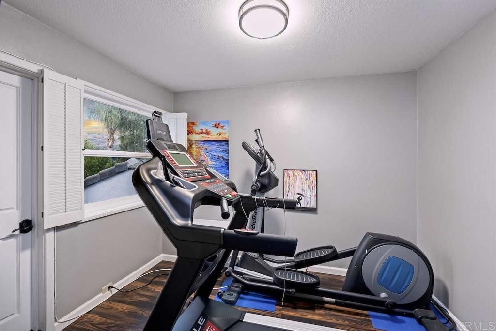 Fitness Equipment, Interior, Wood Texture Flooring