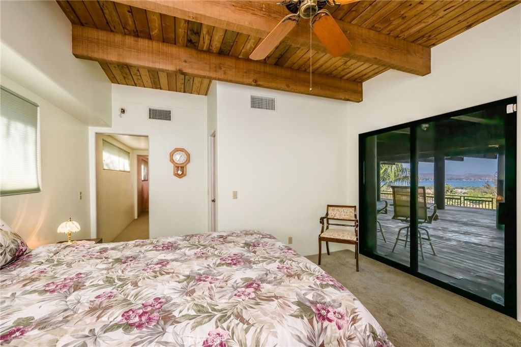Bedroom, Interior, Water, Wooden Beams, Wooden Ceilings