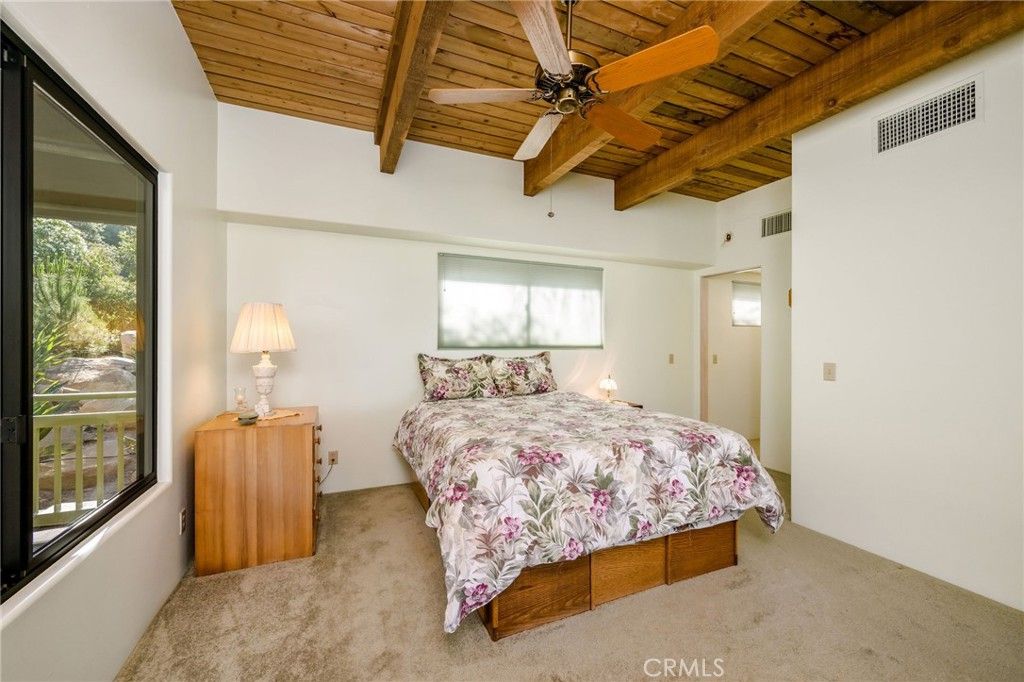Bedroom, Interior, Wooden Beams, Wooden Ceilings
