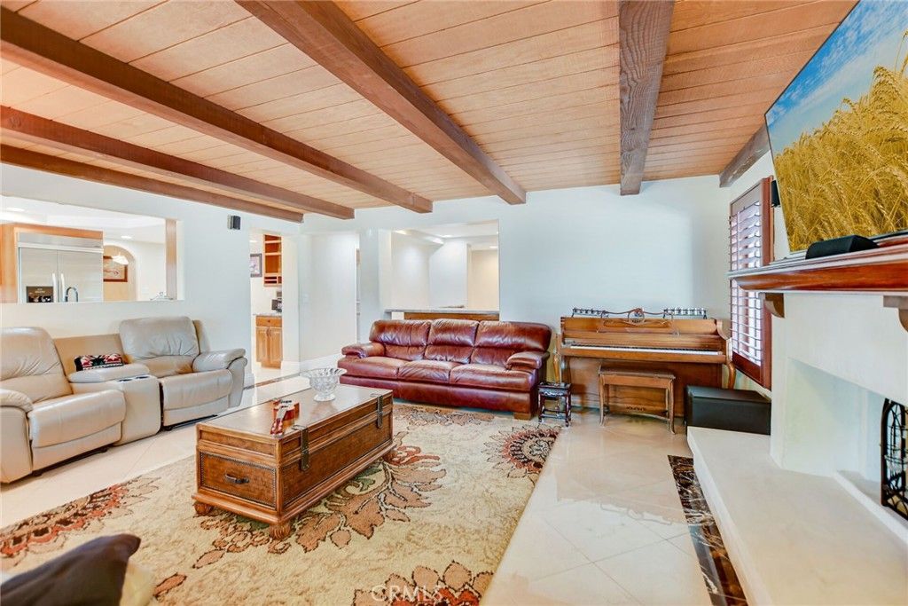Fireplace, Interior, Living room, Piano, Wooden Beams, Wooden Ceilings