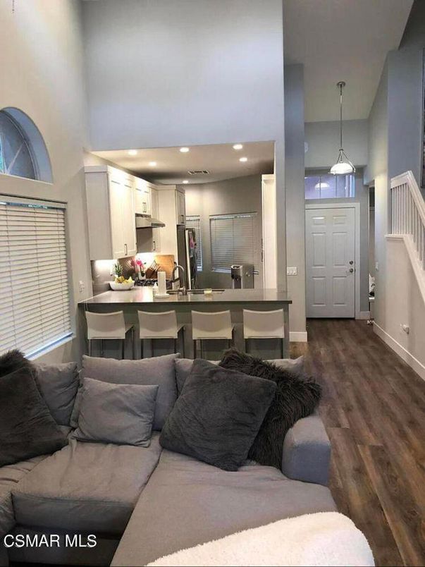 Dining room, Interior, Kitchen, Living room, Pendant Lights, Recessed Lighting, Wood Texture Flooring