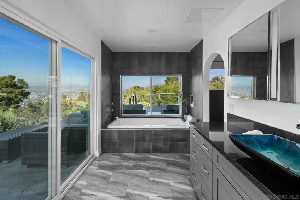 Bathroom, Interior, Recessed Lighting, Water, Wood Texture Flooring