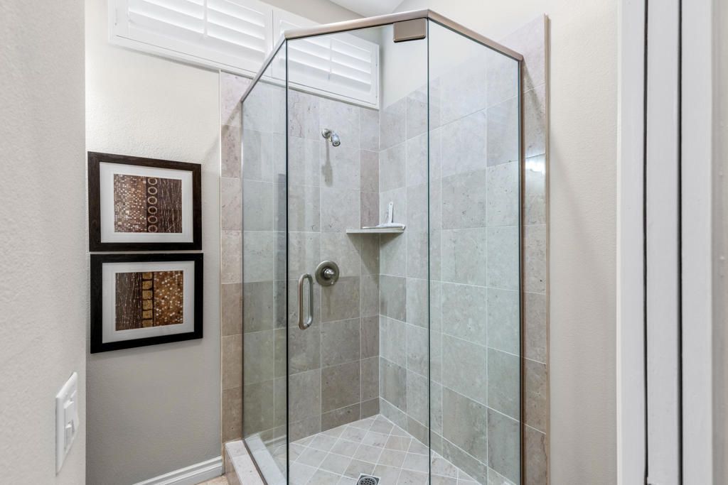 Bathroom, Glass Shower, Interior