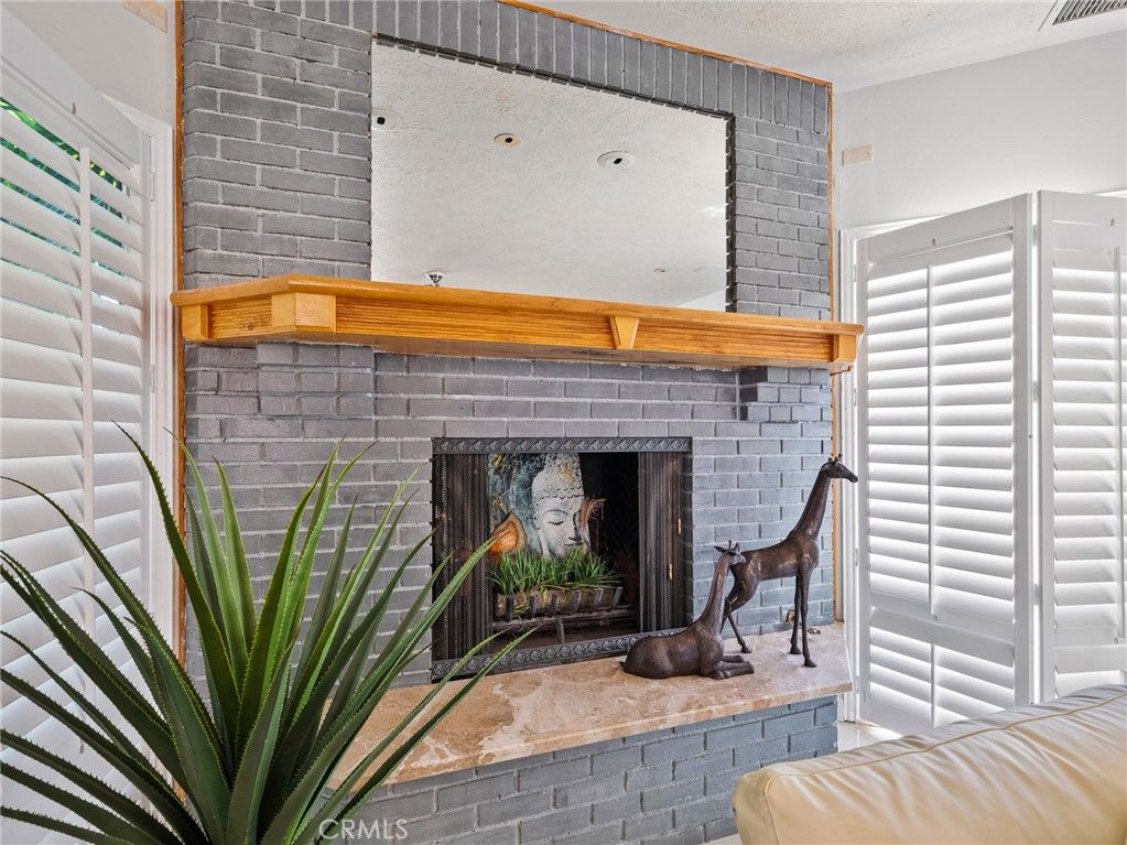 Fireplace, Interior, Stone Walls