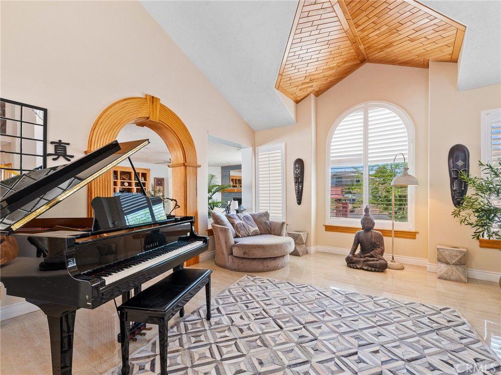 Interior, Piano, Wooden Ceilings
