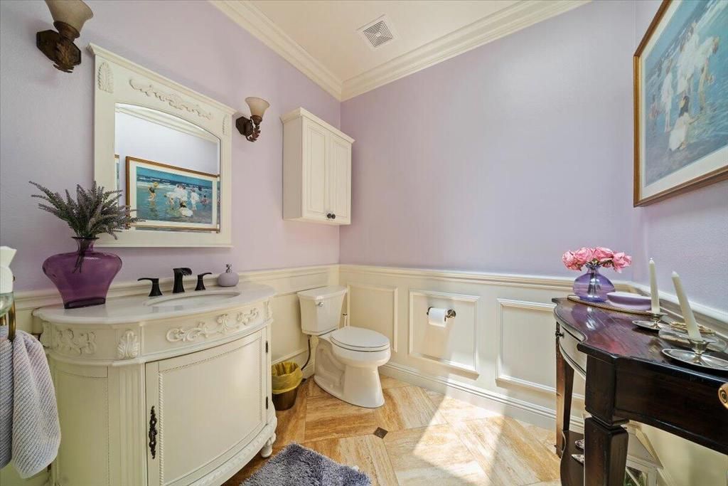 Bathroom, Interior, Wood Texture Flooring
