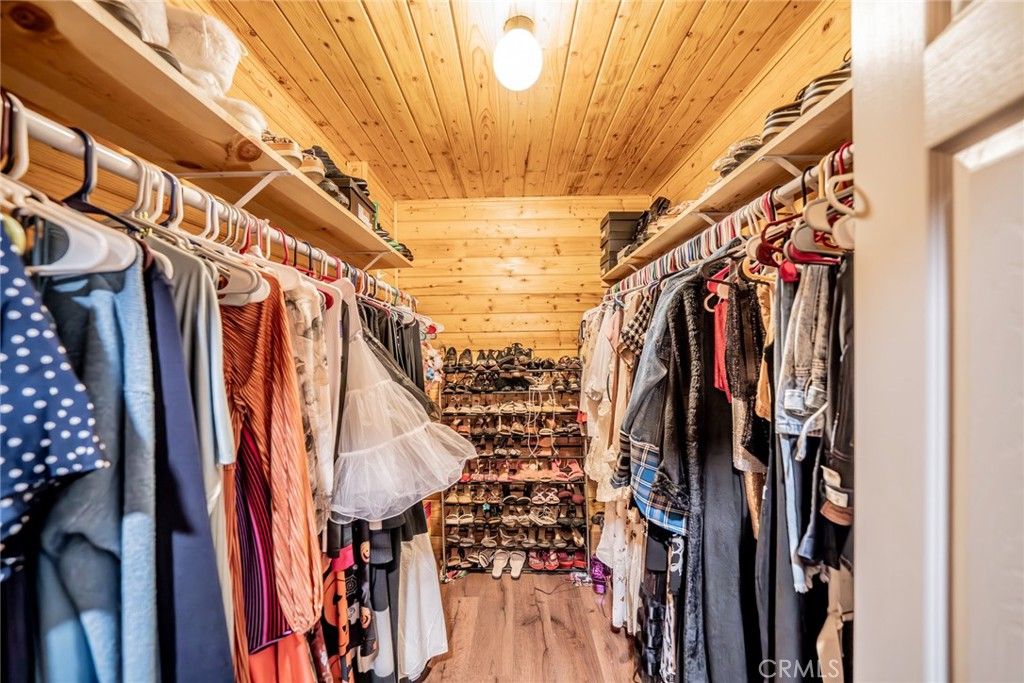 Interior, Walk-in Closets, Wooden Ceilings, Wood Texture Flooring, Wooden Walls