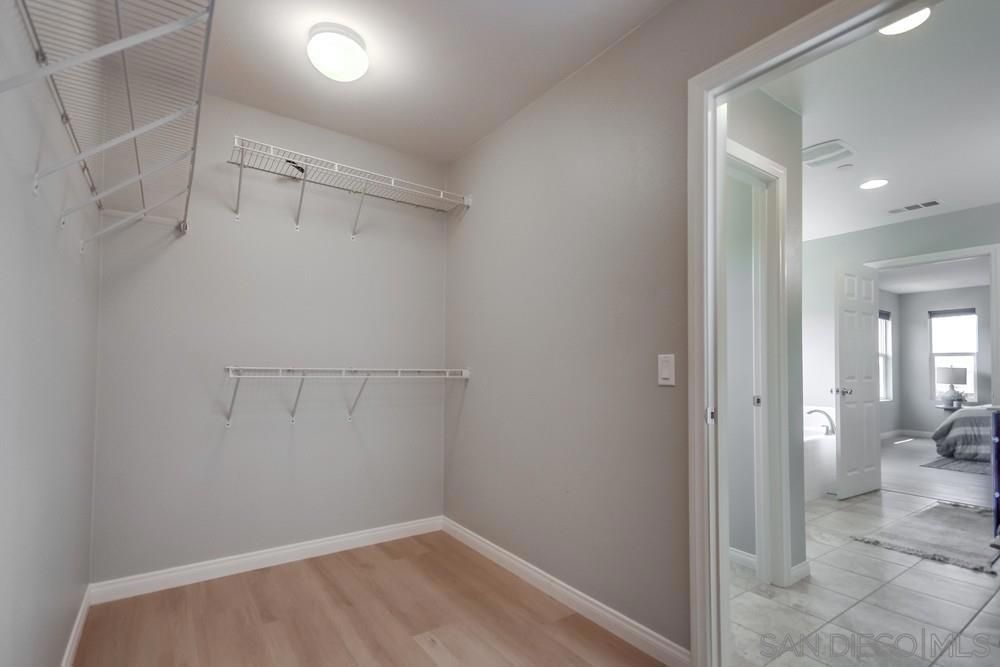 Interior, Marble, Recessed Lighting, Walk-in Closets, Wood Texture Flooring