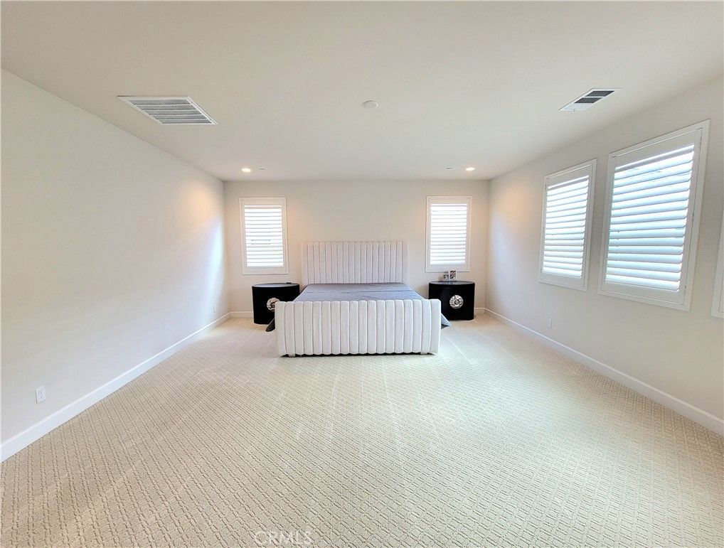 Bedroom, Interior, Recessed Lighting