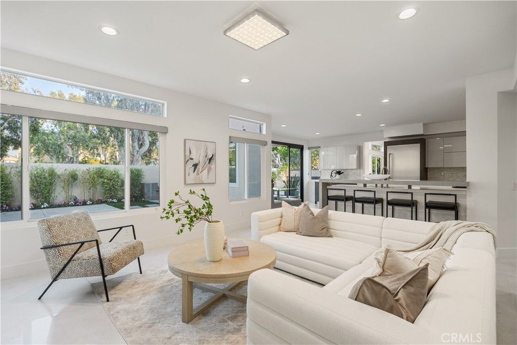 Interior, Kitchen, Living room, Recessed Lighting