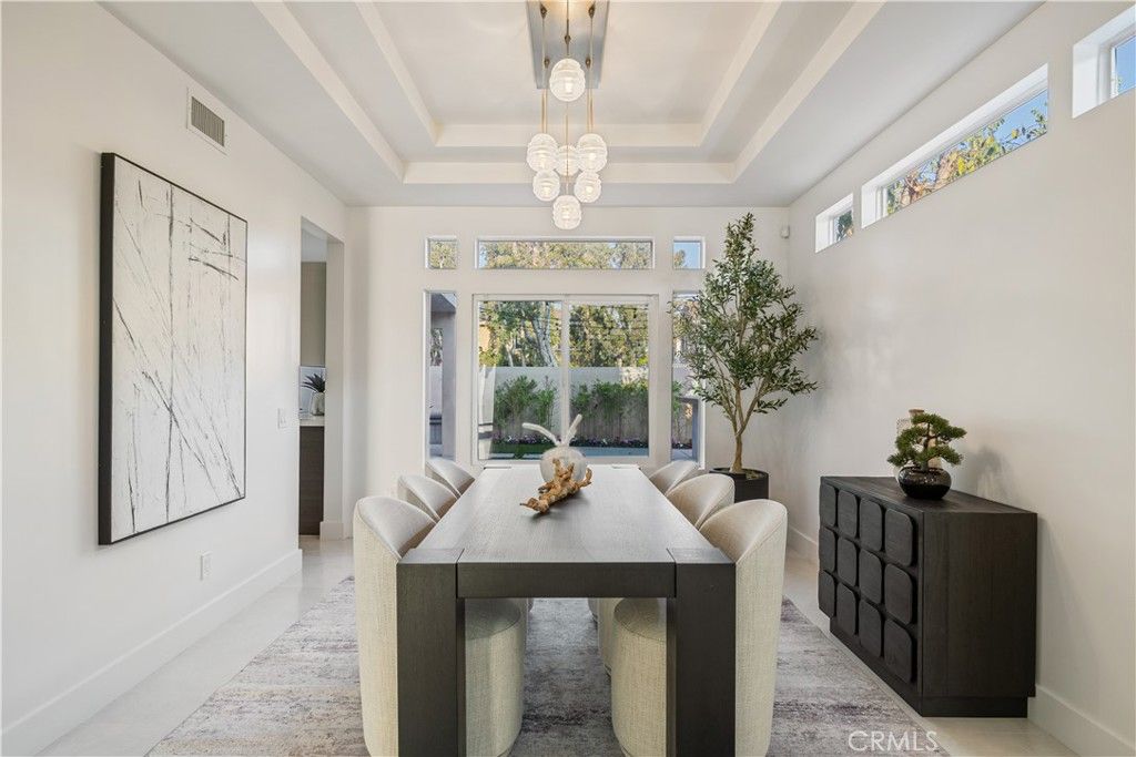 Dining room, Interior, Pendant Lights