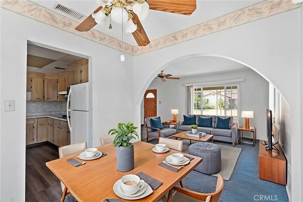 Dining room, Interior, Kitchen, Living room, Wood Texture Flooring