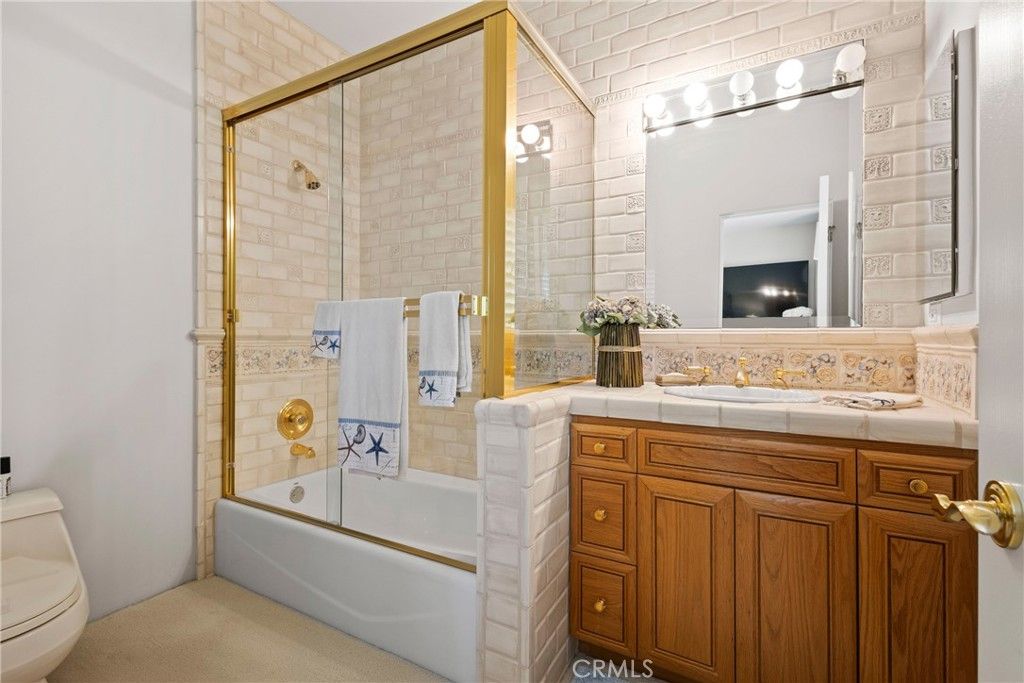 Bathroom, Glass Shower, Interior, Tile Countertops