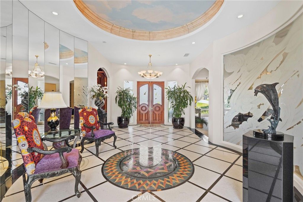 Chandelier, Interior, Recessed Lighting