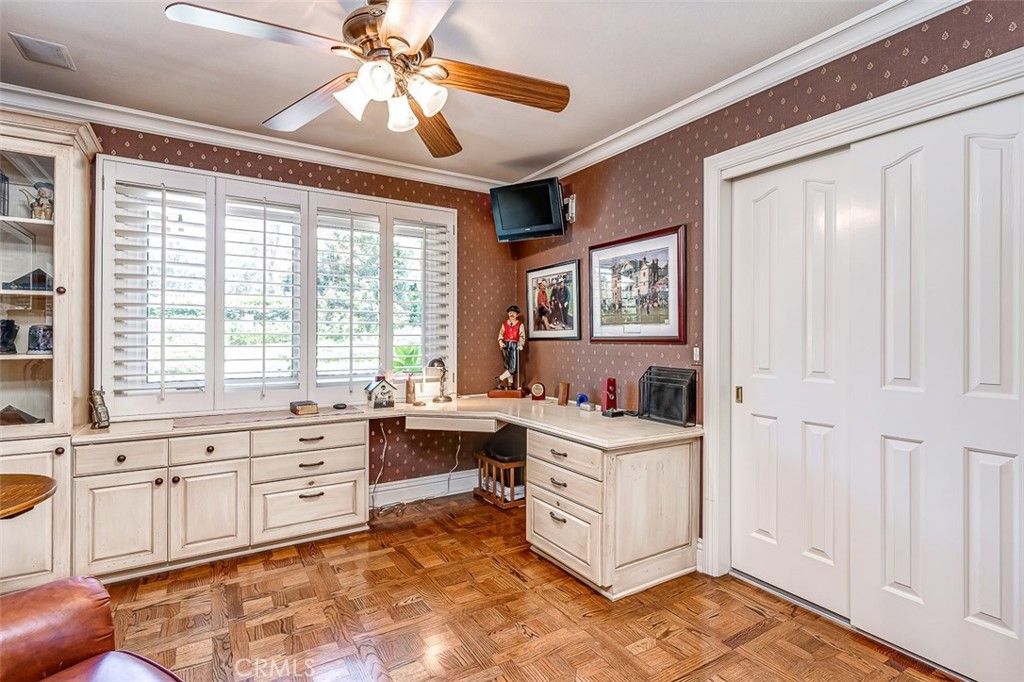 Home Office, Interior, Wood Texture Flooring