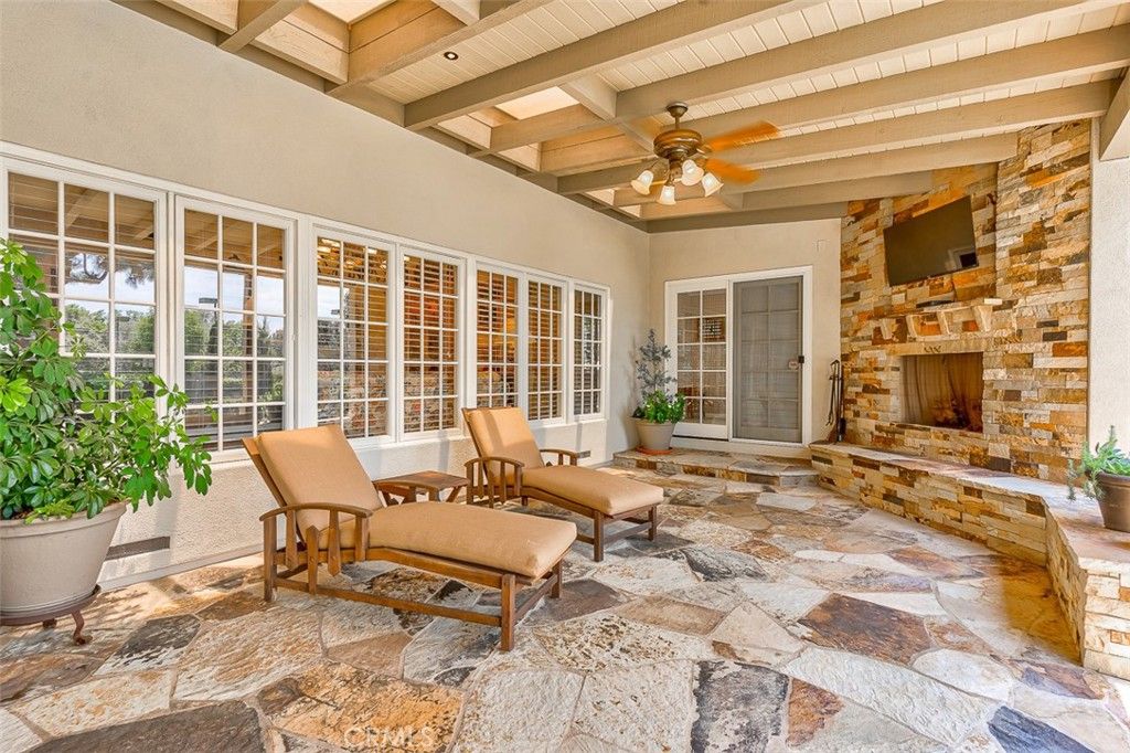 Fireplace, Interior, Stone Walls