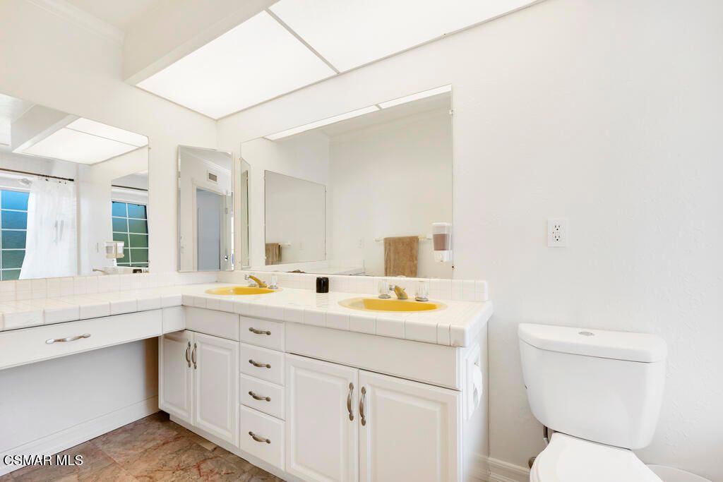 Bathroom, Dual Sink Vanities, Interior, Tile Countertops