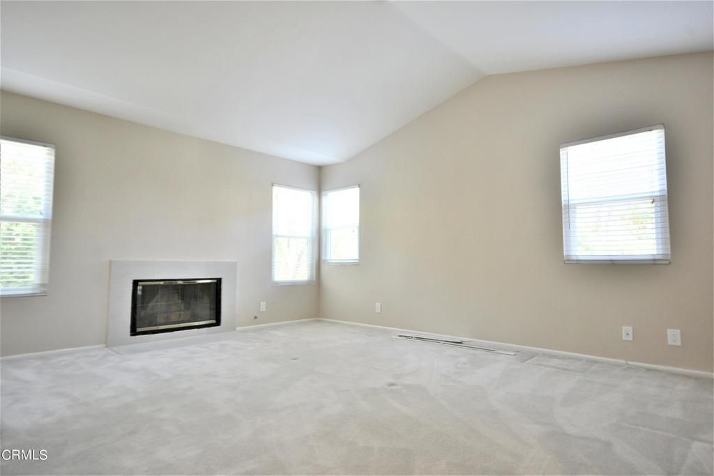 Empty room, Fireplace, Interior