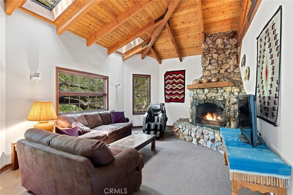 Fireplace, Interior, Living room, Stone Walls, Wooden Beams, Wooden Ceilings