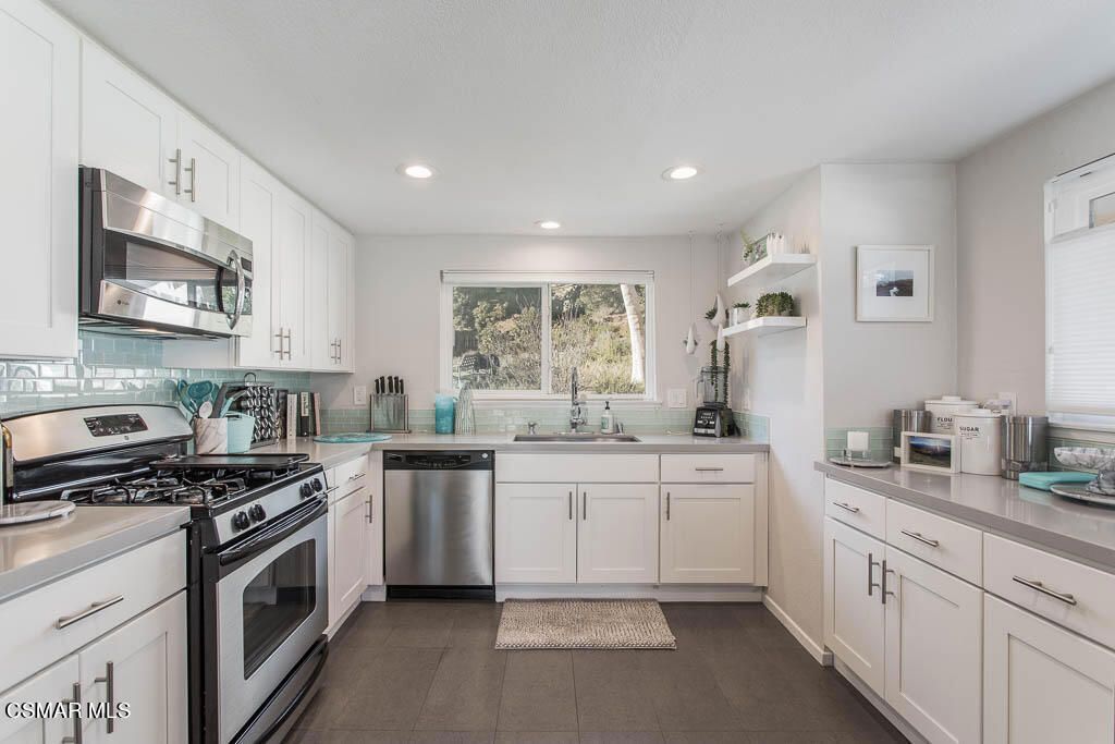 Interior, Kitchen, Recessed Lighting, Stainless Steel Appliances