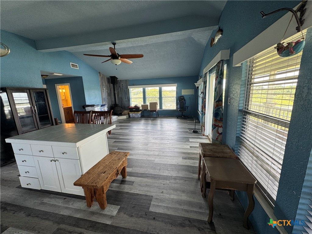 Dining room, Interior, Wood Texture Flooring