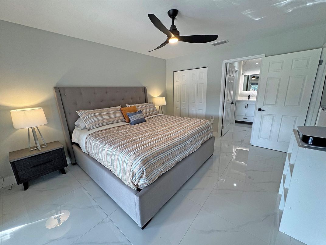 Bedroom, Interior, Marble