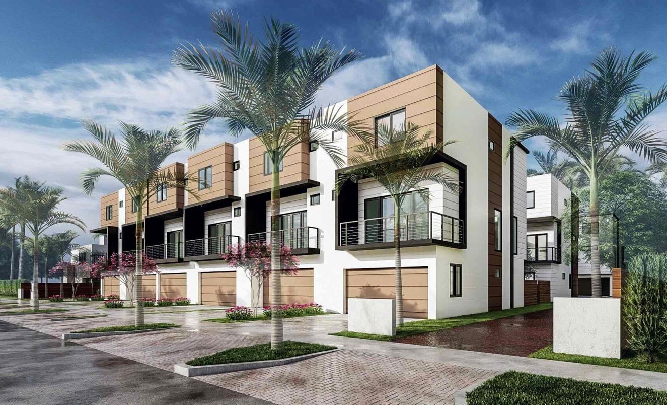 Exterior, Facade, Modern