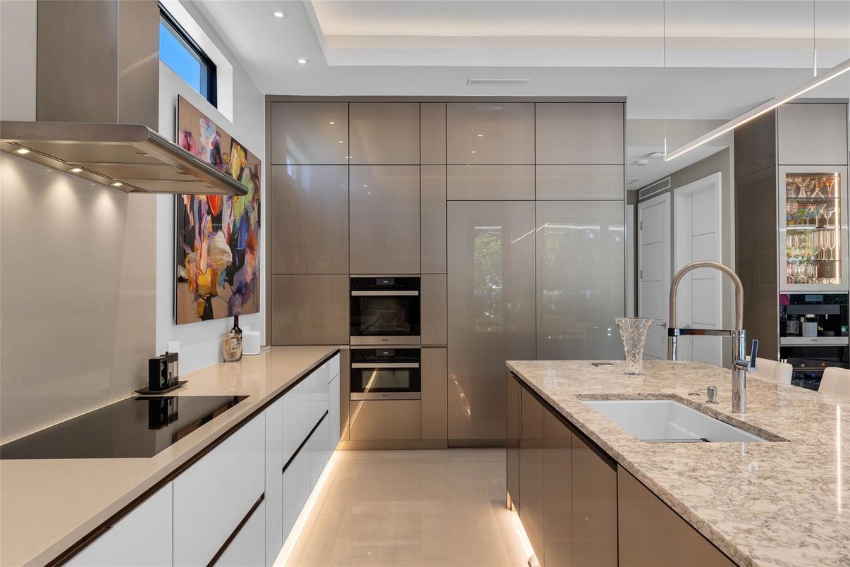 Interior, Kitchen, Recessed Lighting, Stainless Steel Appliances