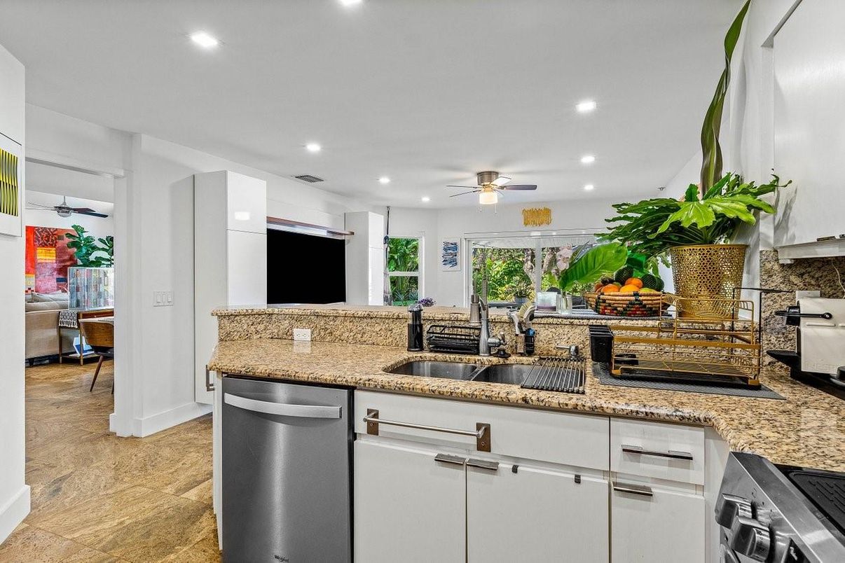 Interior, Kitchen, Recessed Lighting, Stainless Steel Appliances
