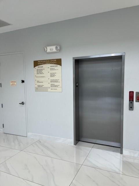 Elevator, Interior, Marble