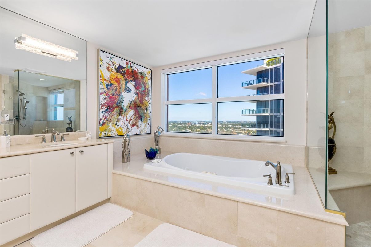 Bathroom, Glass Shower, Interior