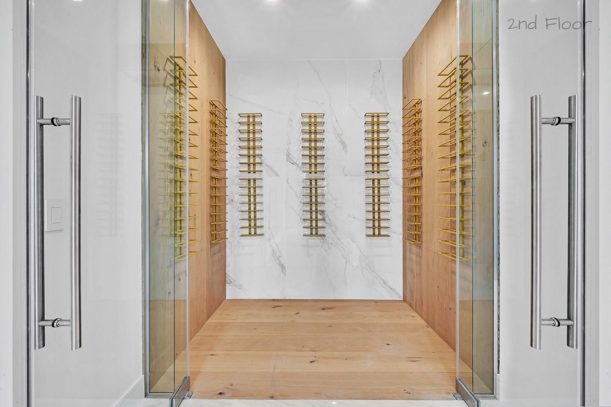 Interior, Recessed Lighting, Wine Storage, Wood Texture Flooring