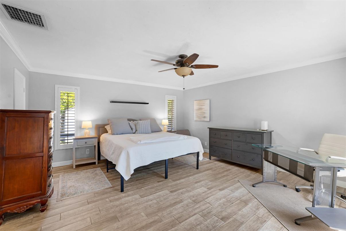 Bedroom, Home Office, Interior, Wood Texture Flooring