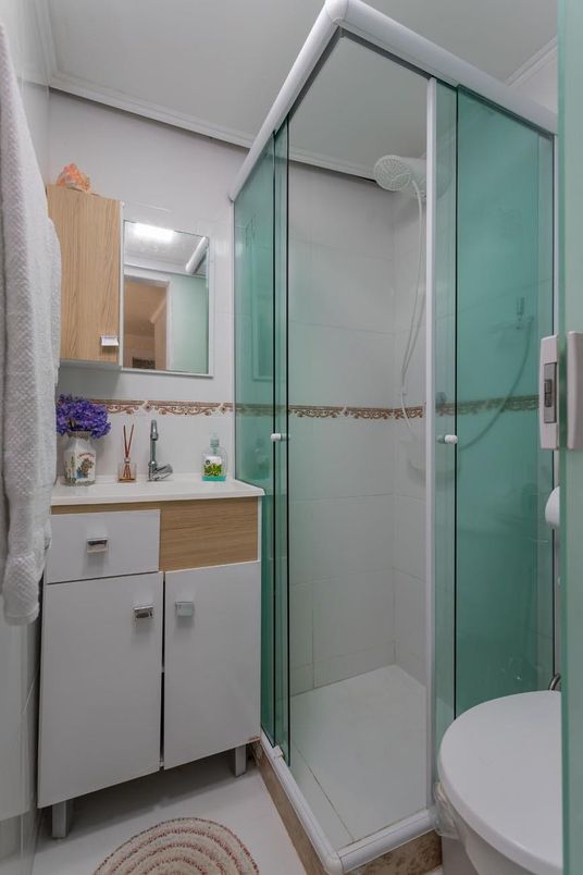 Bathroom, Glass Shower, Interior