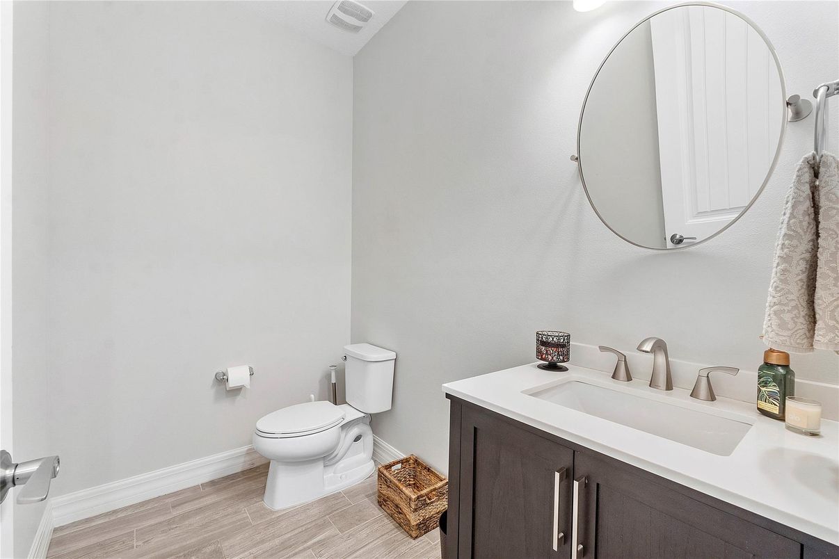 Bathroom, Interior, Wood Texture Flooring