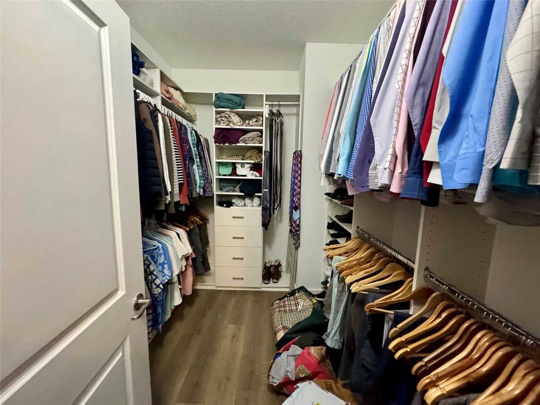 Interior, Walk-in Closets, Wood Texture Flooring