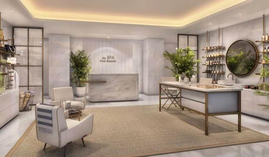 Interior, Marble Walls, Pendant Lights, Recessed Lighting
