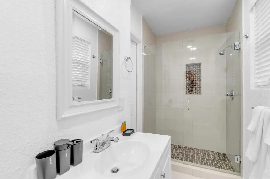 Bathroom, Glass Shower, Interior