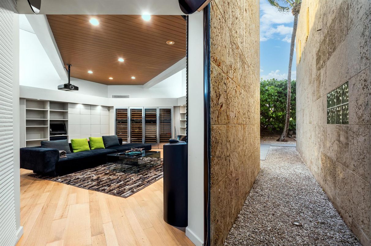 Interior, Living room, Recessed Lighting, Wooden Ceilings, Wood Texture Flooring
