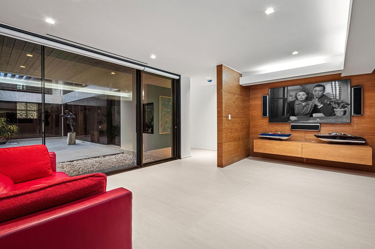Interior, Living room, Recessed Lighting