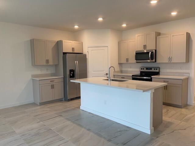 Interior, Kitchen, Recessed Lighting, Stainless Steel Appliances