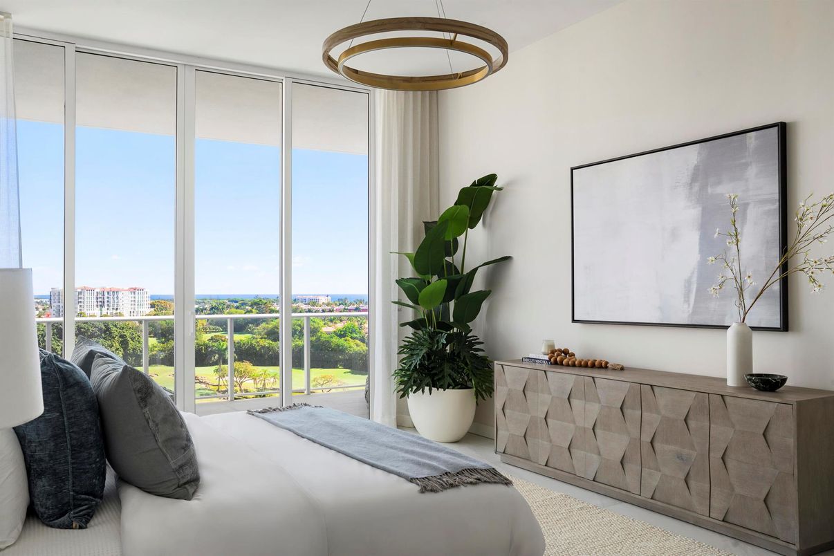 Bedroom, Interior, Pendant Lights