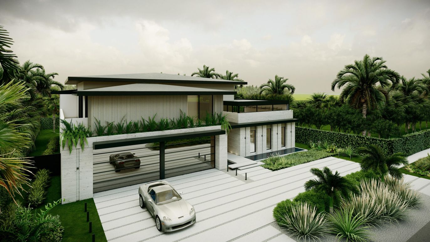 Exterior, Facade, Modern