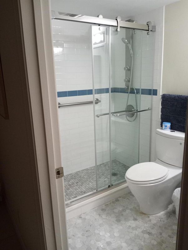 Bathroom, Glass Shower, Interior